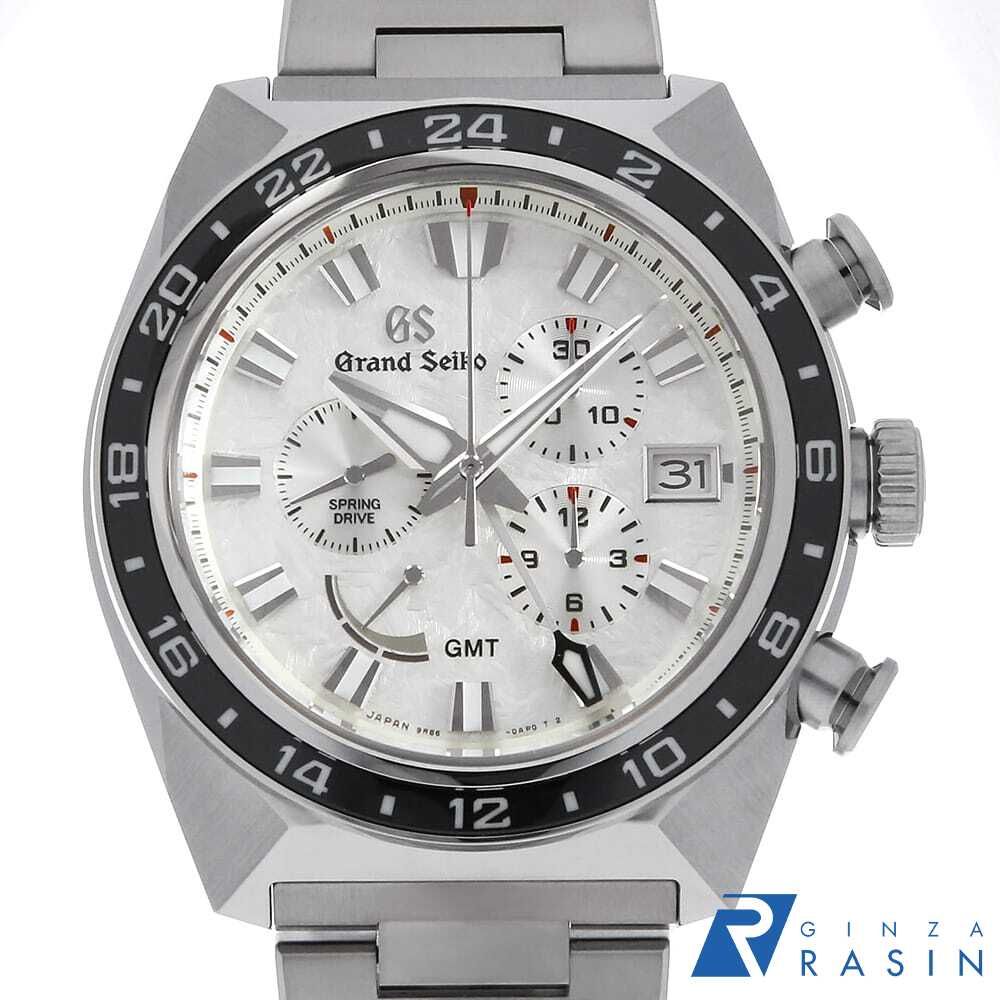グランドセイコー スポーツコレクション スプリングドライブ クロノグラフ GMT SBGC253 中古 メンズ