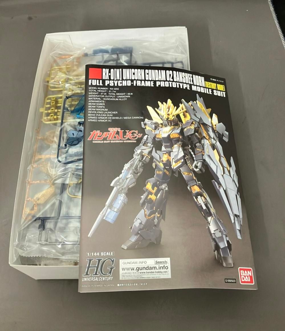 バンダイ HGUC 1/144 ユニコーンガンダム2号機 バンシィ・ノルン(デストロイモード) 劇場限定 NT-Dクリアver. 3点 中古バンダイ(BANDAI) HGUC 1⁄144 ユニコーンガンダム2号機 バンシィ