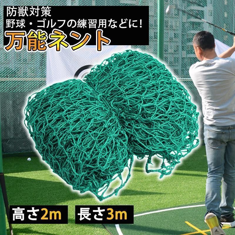 ゴルフネット 2m×3m 網のみ ネット 練習 練習ネット スイング