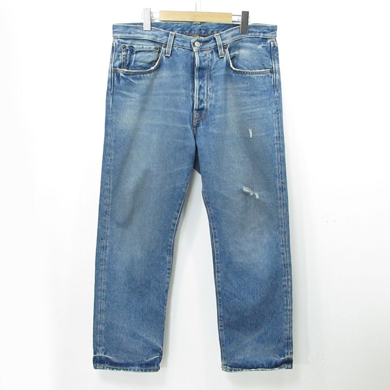 三重本店 ACNE STUDIOS アクネストゥディオズ ボタンフライデニムパンツ 2003 VINTAGE BLUE リラックスフィットジーンズ B00149 ブルー サイズ 31 108