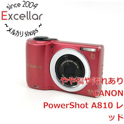 bn 17 Canon製 PowerShot A810 レッド 1600万画素 本体のみ 本体いたみ