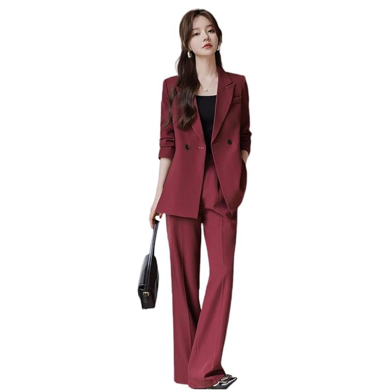 KOSIKINI スーツ レディース パンツスーツ レディース セットアップ パンツ スーツ レディース 春 パンツ 秋 冬 ブラックフォーマル レディース パンツ セットアップレディース スーツ レディース パンツ レディースジャケット ス 1