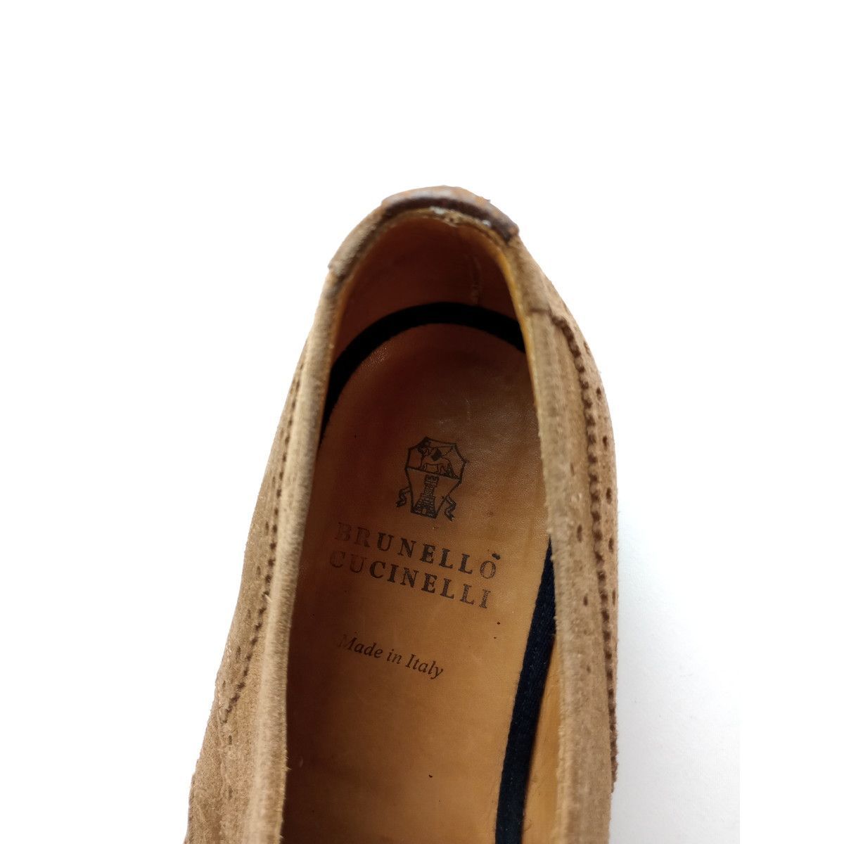 BRUNELLO CUCINELLI ブルネロクチネリ スエード レザー ウイング