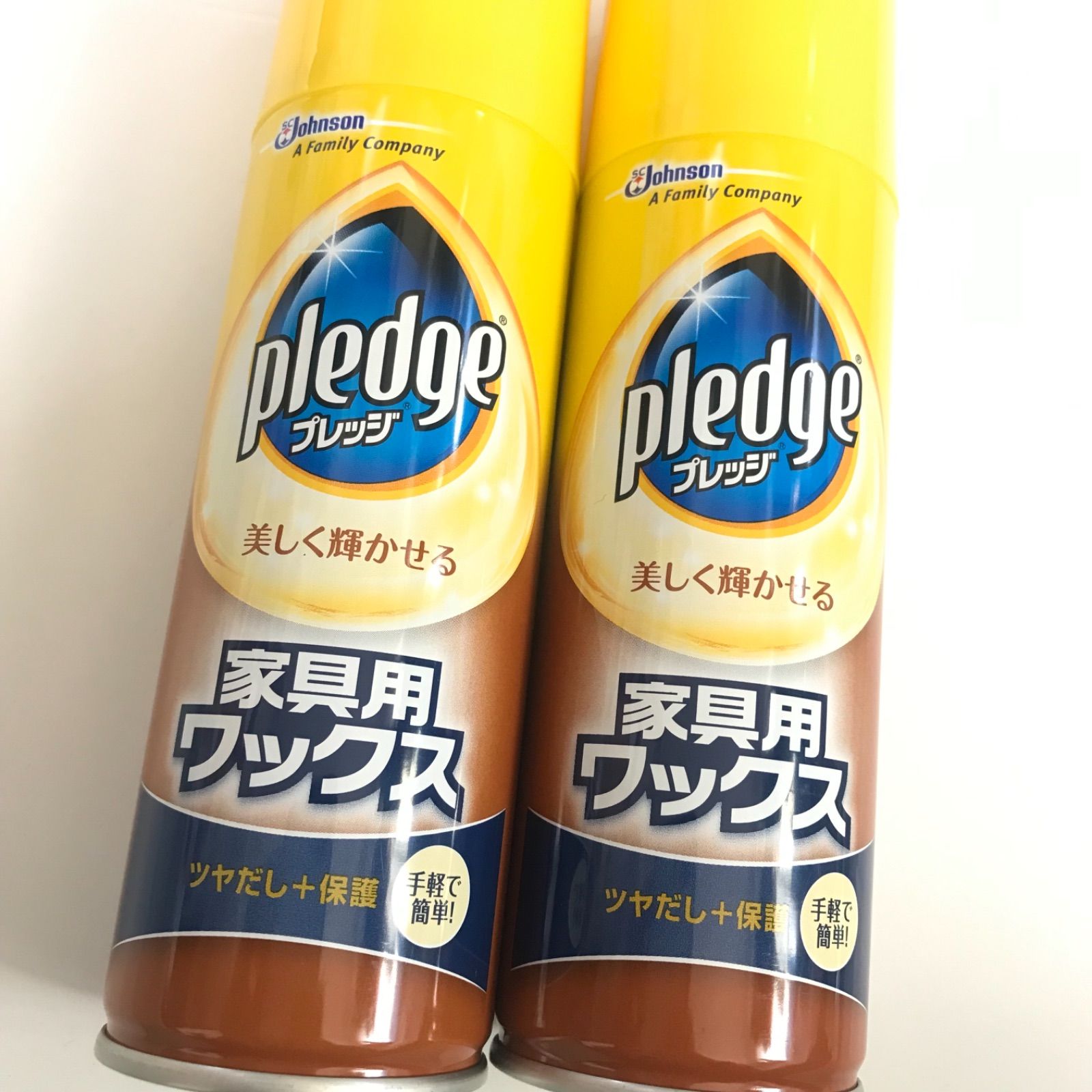 Pledge 家具用ワックス 新品 2本セット ジョンソン Johnson