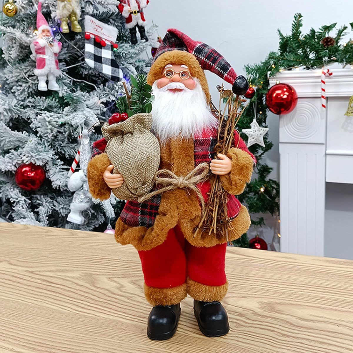 クリスマス サンタクロース 置物 量っ クリスマス サンタクロース 置物 量っ