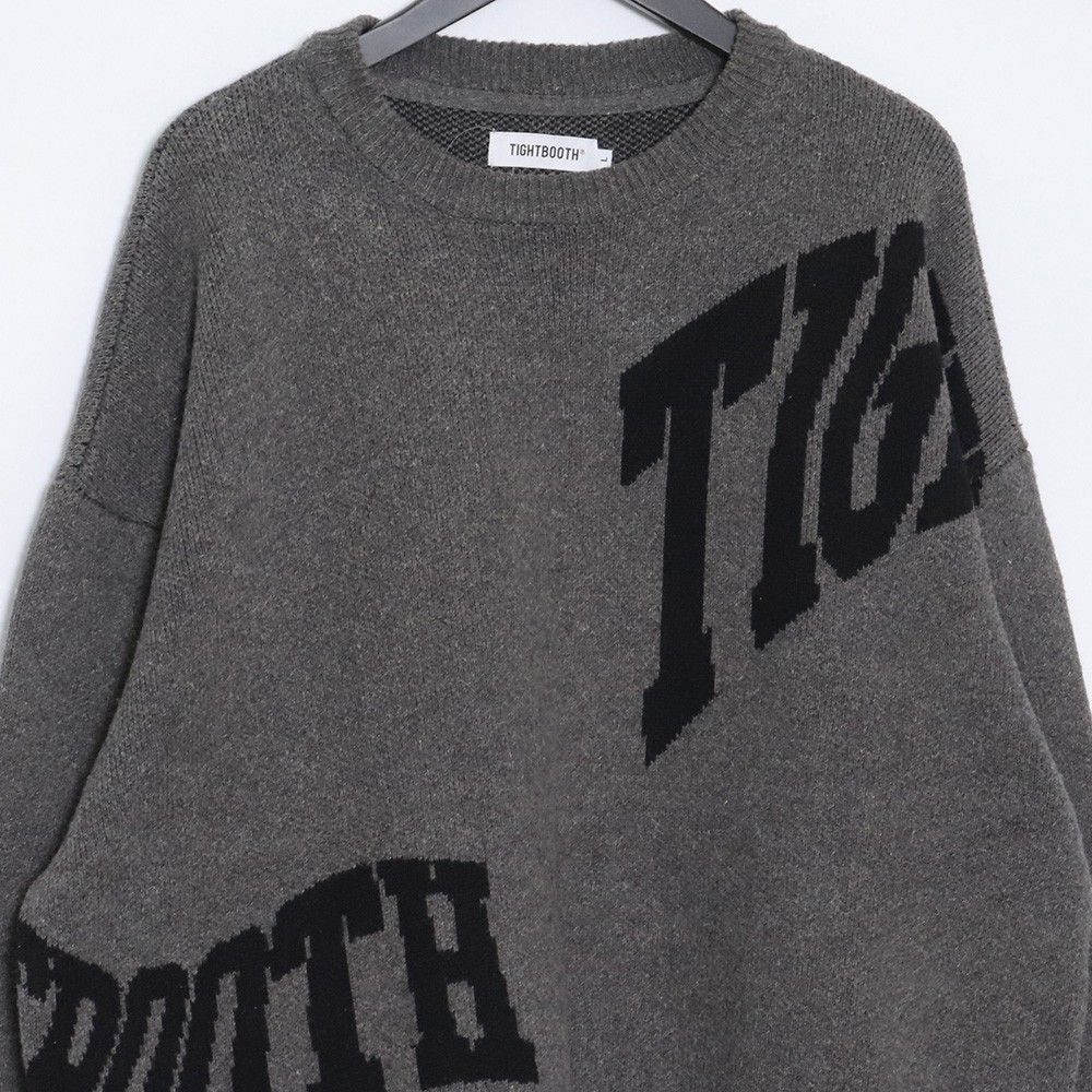 TIGHTBOOTH ACID LOGO KNIT SWEATER Lサイズ - メルカリ