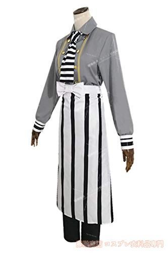 コスプレ衣装 伊黒小芭内 いぐろおばない キメツカフェ スイパラ エプロン ギャルソン服 受注生産 発送品 MEBLE-SODAR_PL