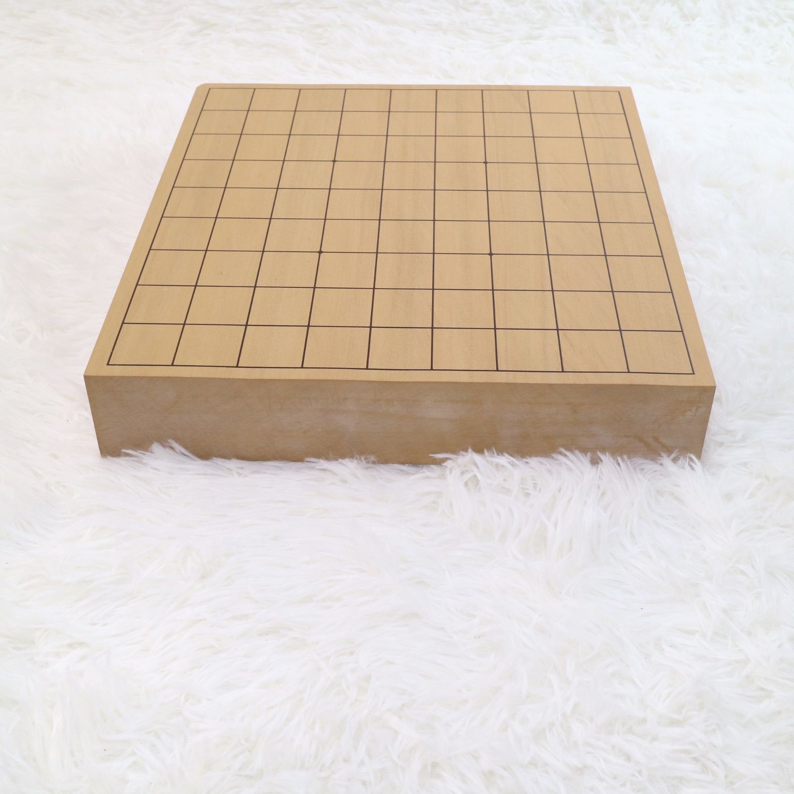 美品】 卓上 将棋盤 天然木 新桂 二寸 将棋 将棋駒付き 将棋