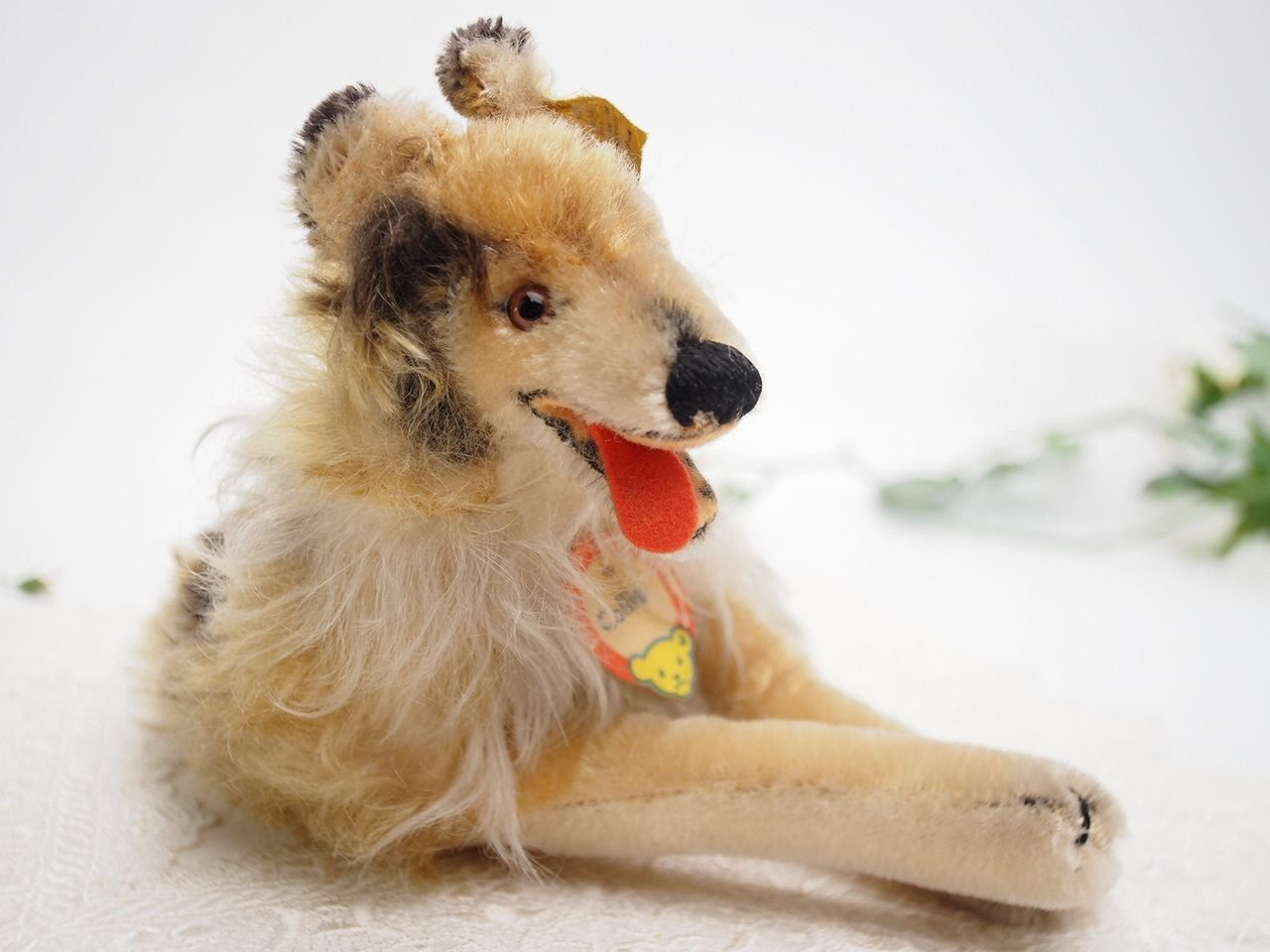 ヴィンテージ シュタイフ コリー 犬 Collie アンティーク シュタイフ コリー Steiff Collie 22cm