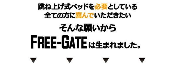 お客様組立 搬入楽々棚コンセント跳ね上げベッド Free-Gate フリーゲート 薄型プレミアムポケットコイルマットレス付き 縦開き セミダブル 深さレギュラー【代引不可】