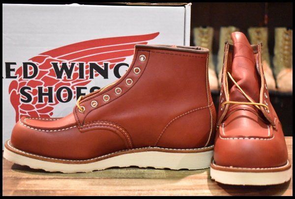 9.5E 箱付 未使用 犬タグ復刻 23年】レッドウィング 8875 アイ
