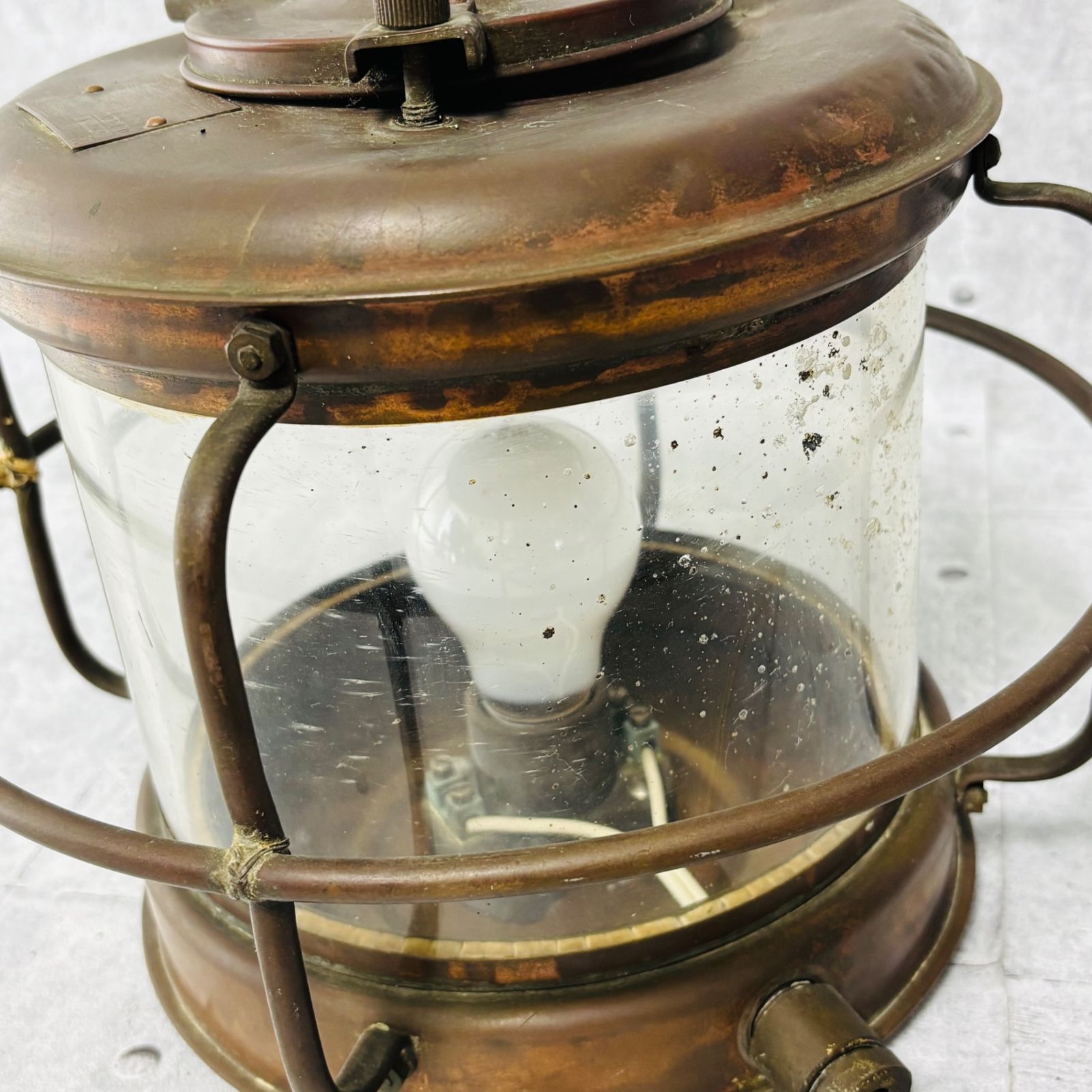 日本船舶 甲種白燈 MAST HEAD LIGHT カンテラライト レトロ