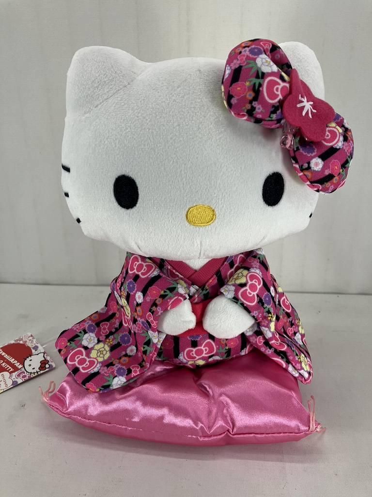 s24t-0546m【中古】ハローキティ kawaii japan 希少 限定 ぬいぐるみ M