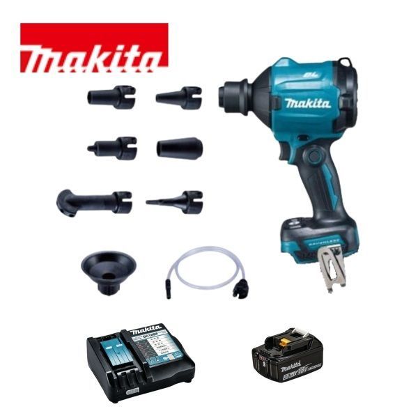 当店だけ 1年保証! マキタ 18V 充電式エアダスタ AS180DZ バッテリー 充電器 付 フルセット 洗車 空気入れ 空気抜き 掃除機 集塵 エアー工具 エアダスター ブロワ makita