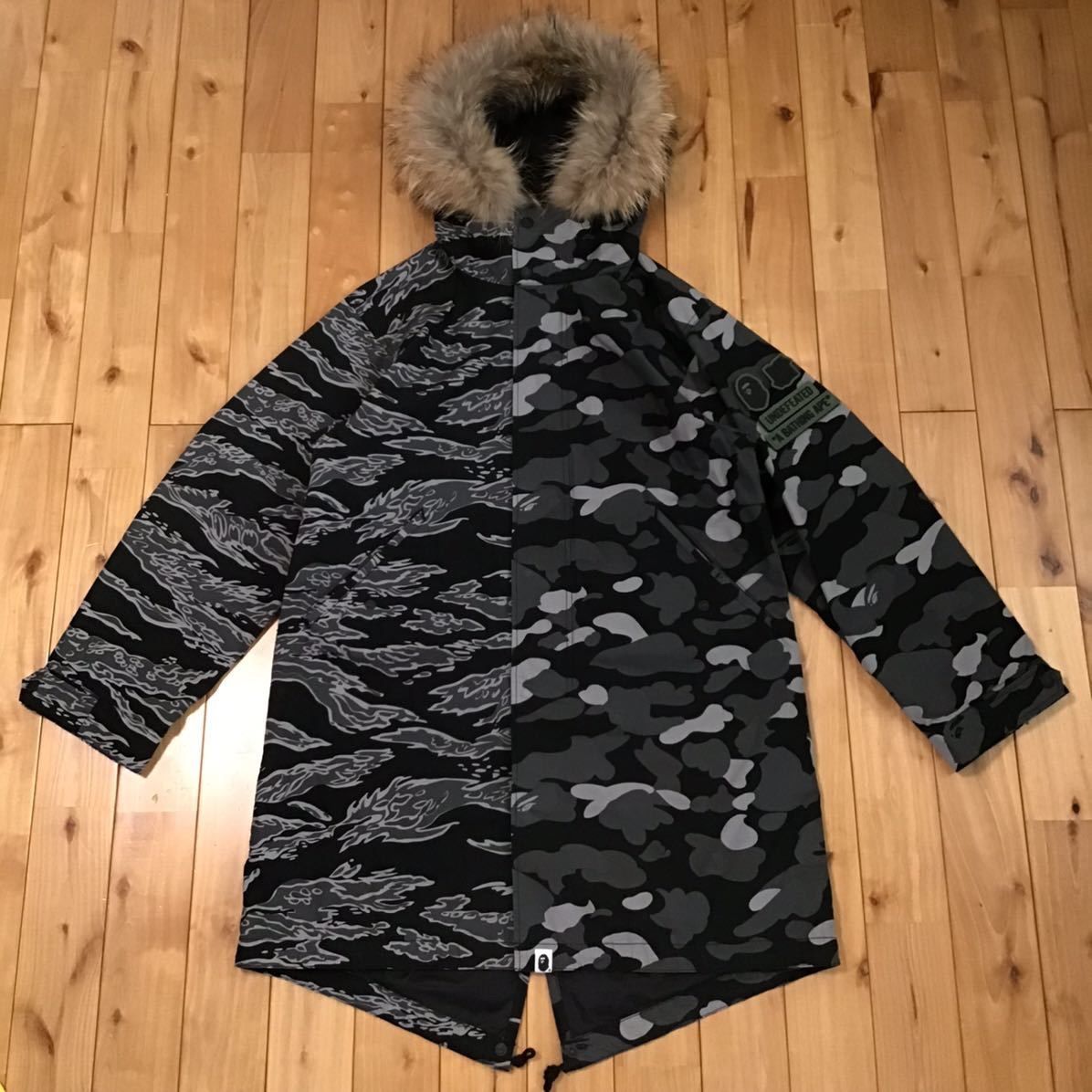 A BATHING APE UNDEFEATED ミリタリージャケット Lサイズ