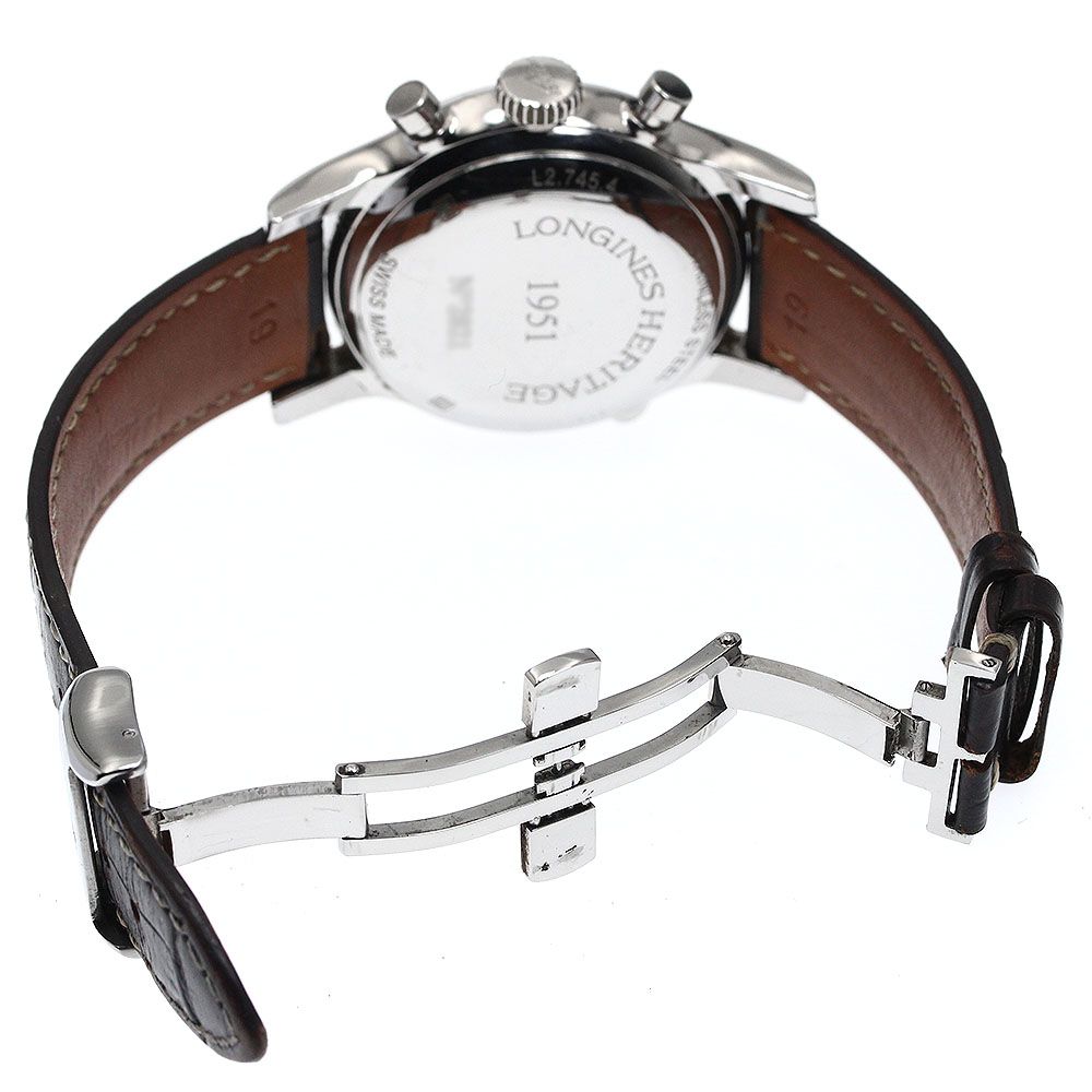 ロンジン LONGINES L2.745.4 ヘリテージ 1951 デイト クロノグラフ  