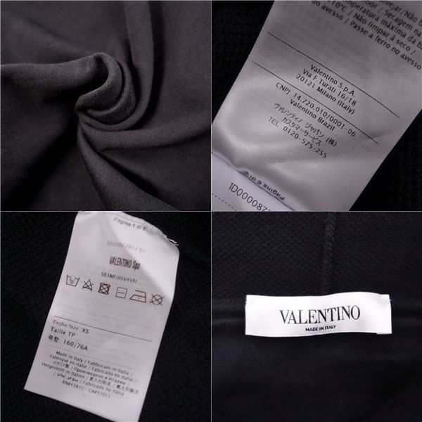美品 ヴァレンティノ VALENTINO スウェット パーカー プルオーバー ロゴ フード付き フーディ トップス レディース XS ブラック レッド 美品 ヴァレンティノ VALENTINO スウェット パーカー プルオーバー