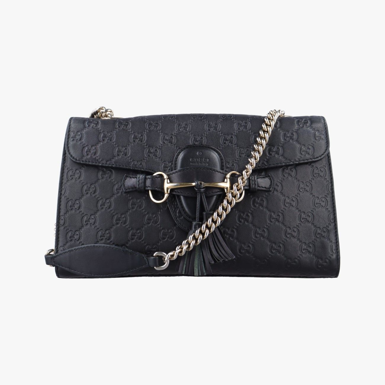 グッチGucciエミリーブラックレザー295402G012331924 - メルカリ