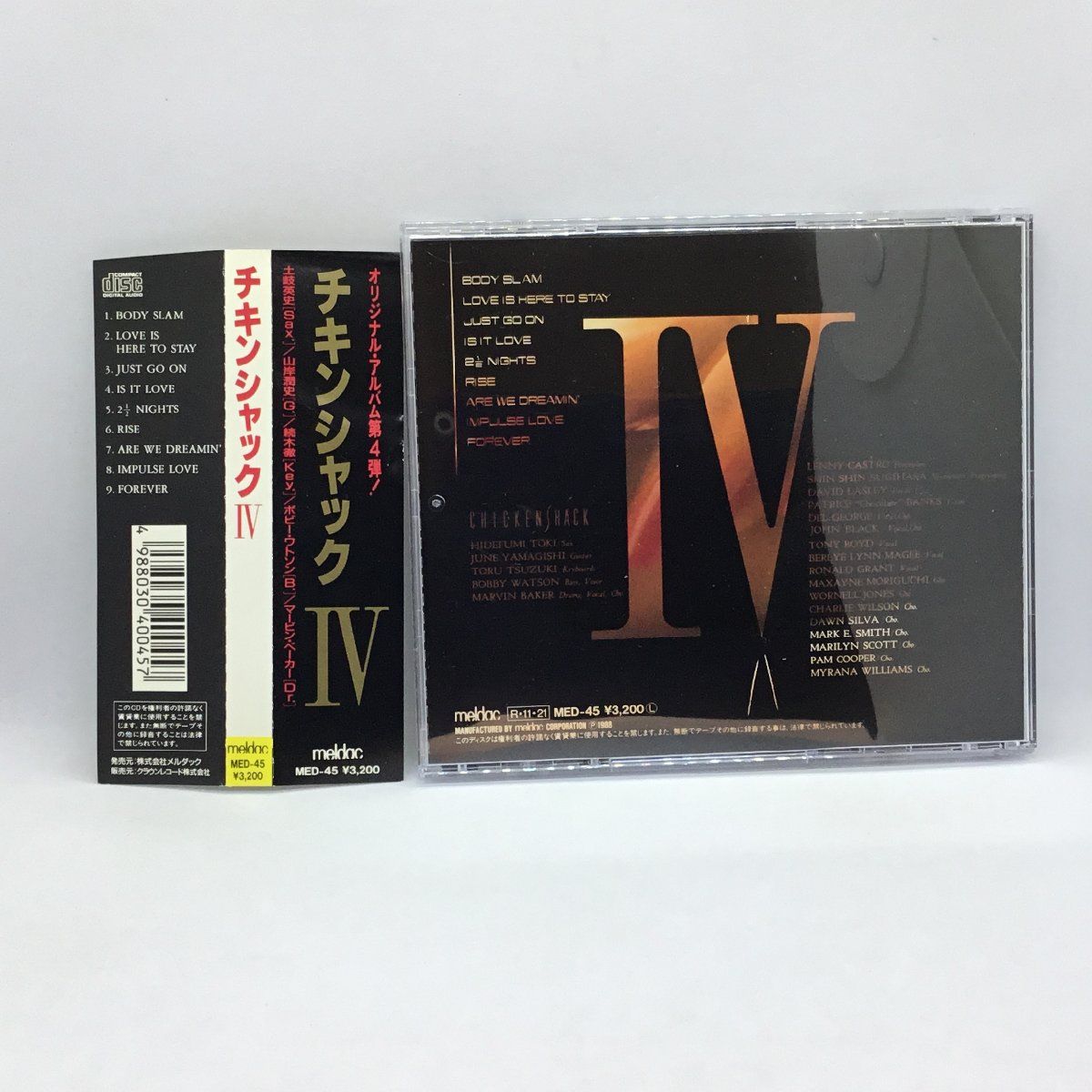 ○ チキンシャック CHICKENSHACK / IV (CD) MED-45 土岐英史