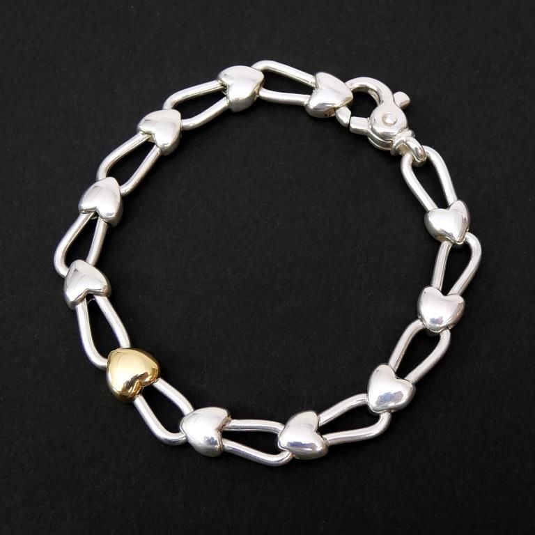 ティファニー TIFFANY&Co. ブレスレット ハートロックチェーン