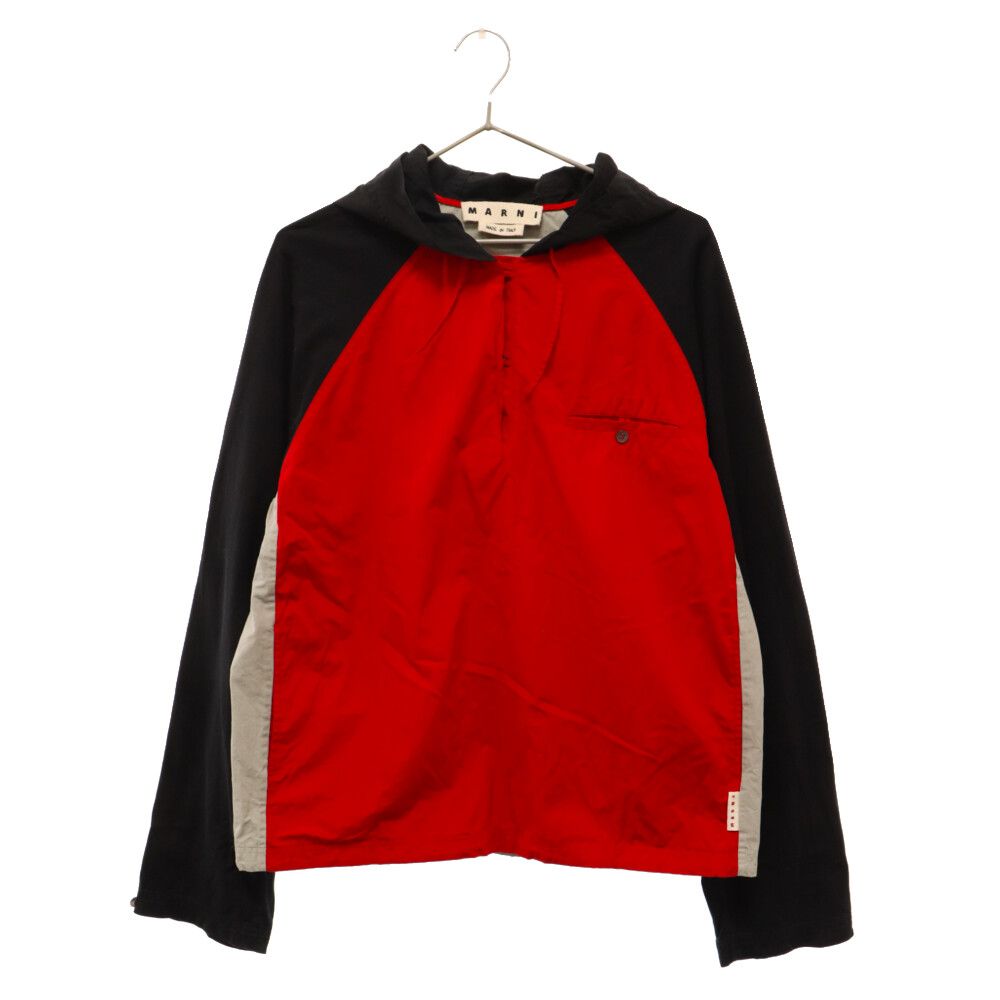 MARNI (マルニ) BUTTON FLY ANORAK HOODIE ボタンフライ アノラック 