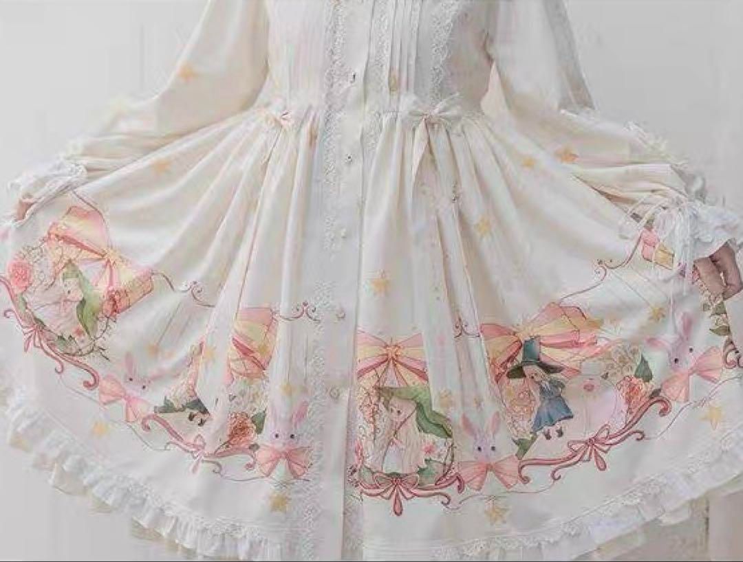 シンプルロリータワンピース♪♪帽子付きお出かけコーデ♪