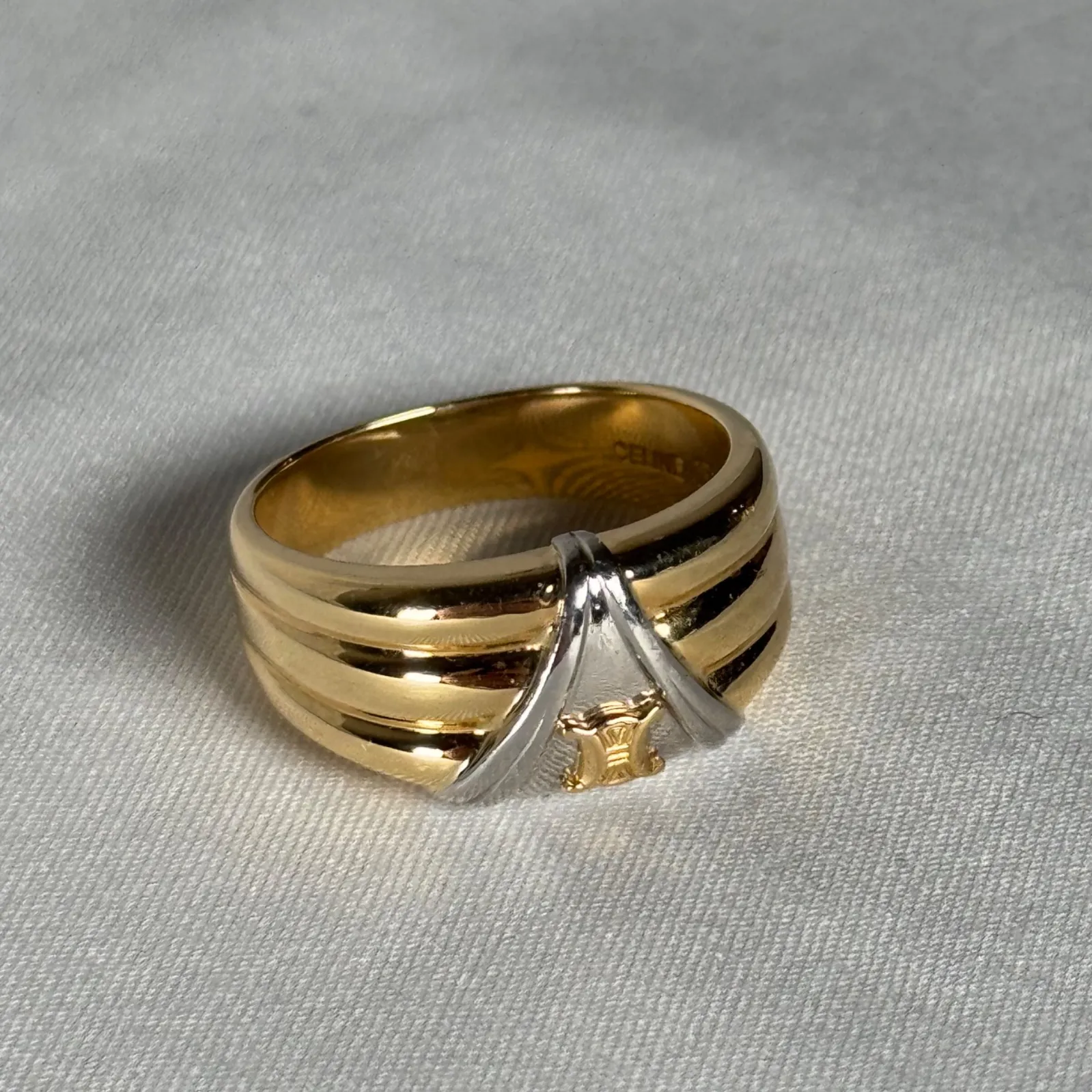 CELINE 2019SS ゴールドリング エディスリマン期　サンローランパリ CELINE 2019SS ゴールドリング エディスリマン期 サンローランパリ