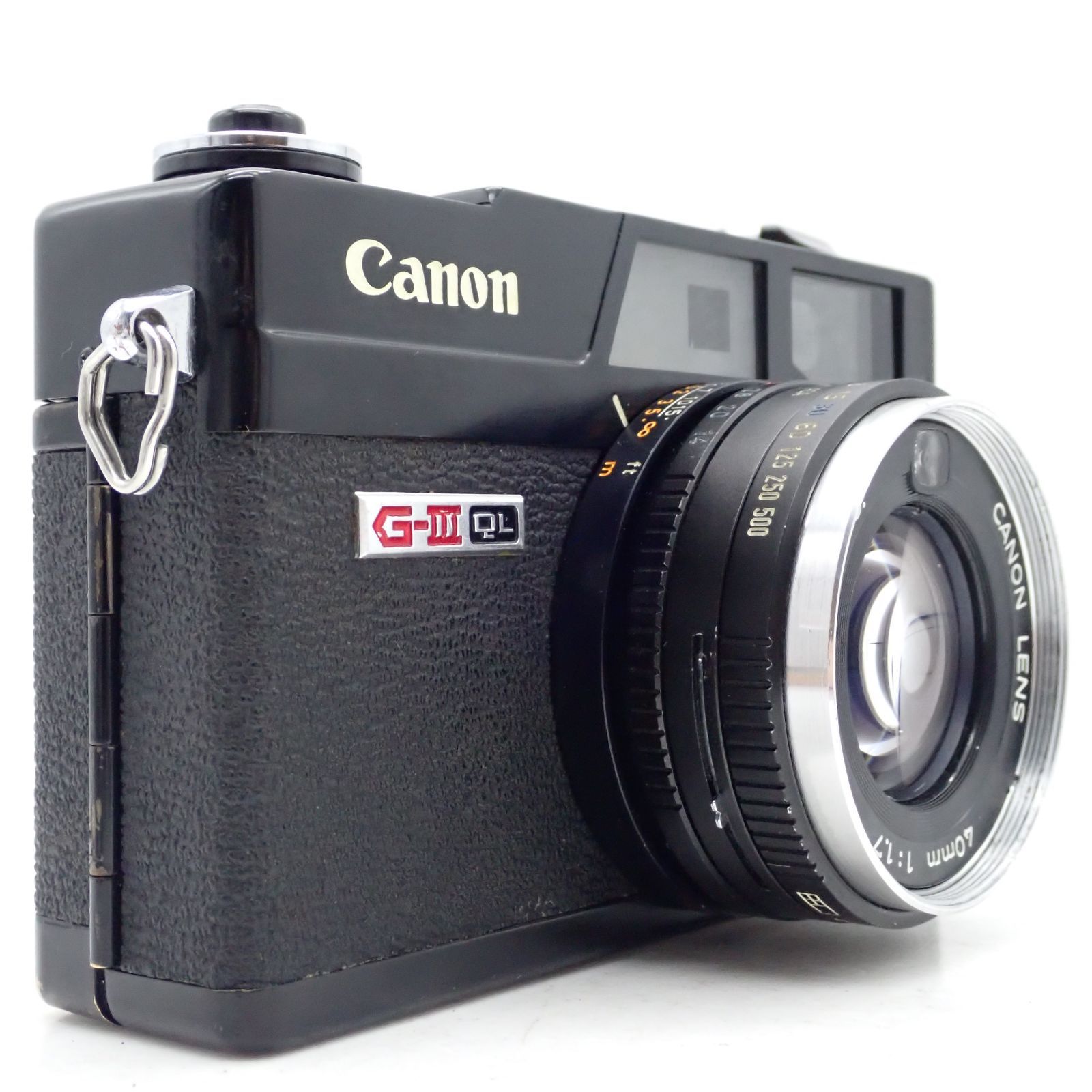 光学美品 Canon Canonet QL17 G-Ⅲ G3 ブラックペイント 40mm f1