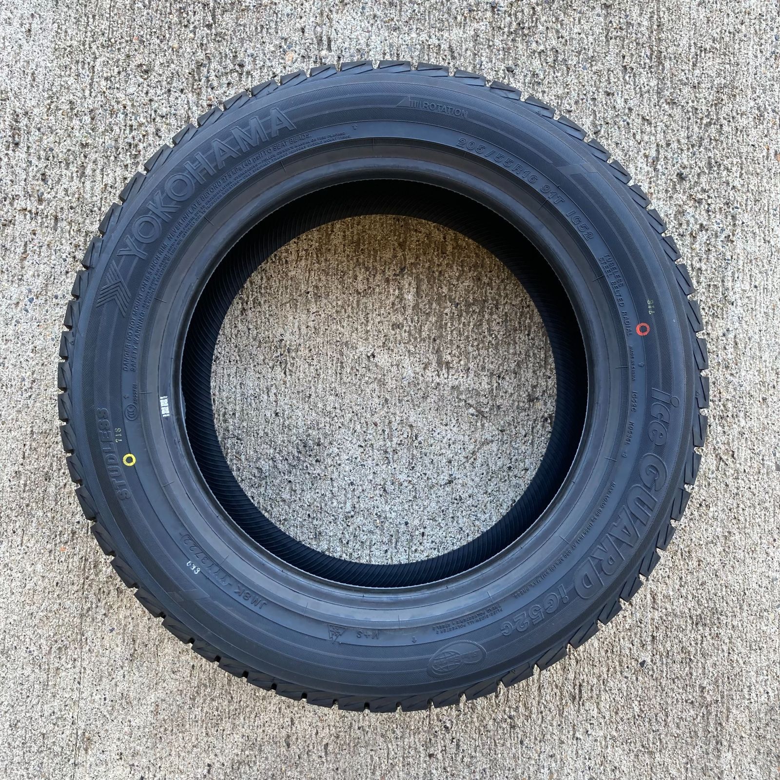 新品 スタッドレス 4本セット 205/55R16 91T ヨコハマ アイスガード 