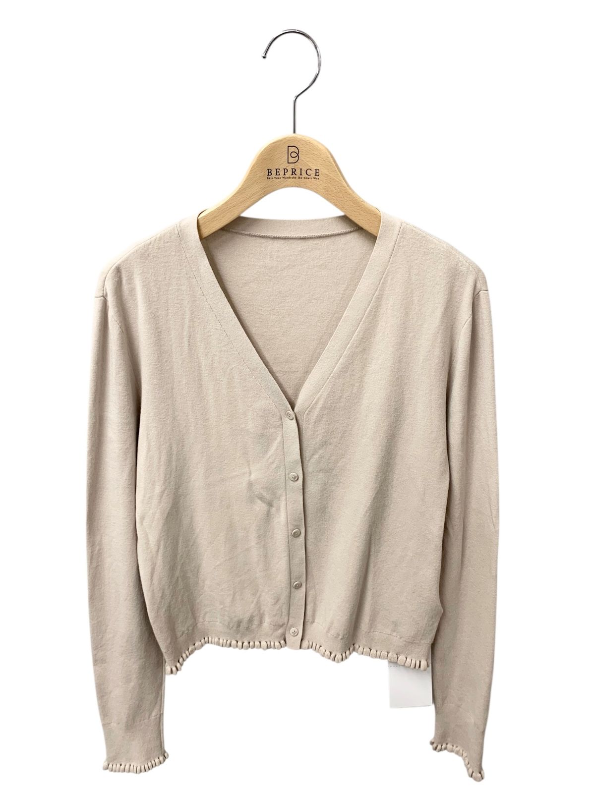 FOXEY BOUTIQUE - フォクシーブティック Amelie Cardigan 42757 カーディガン 40 ベージュ ITIFVKPS0K4Y フォクシーブティック Amelie Cardigan 42757 カーディガン 40