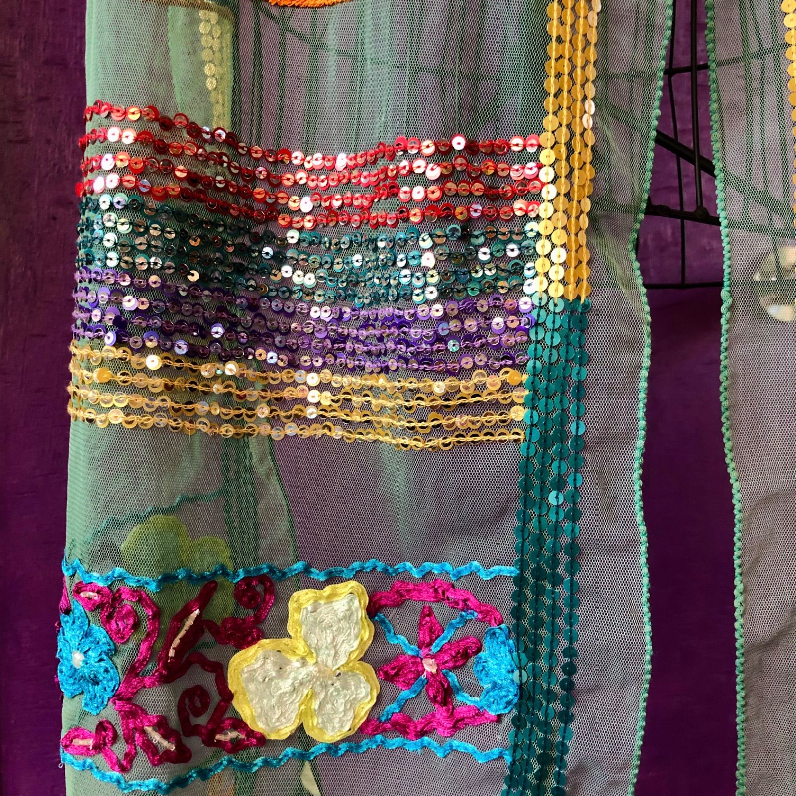 ETRO（エトロ）スパンコール・ストール ヴィンテージ ETRO - 【中古  