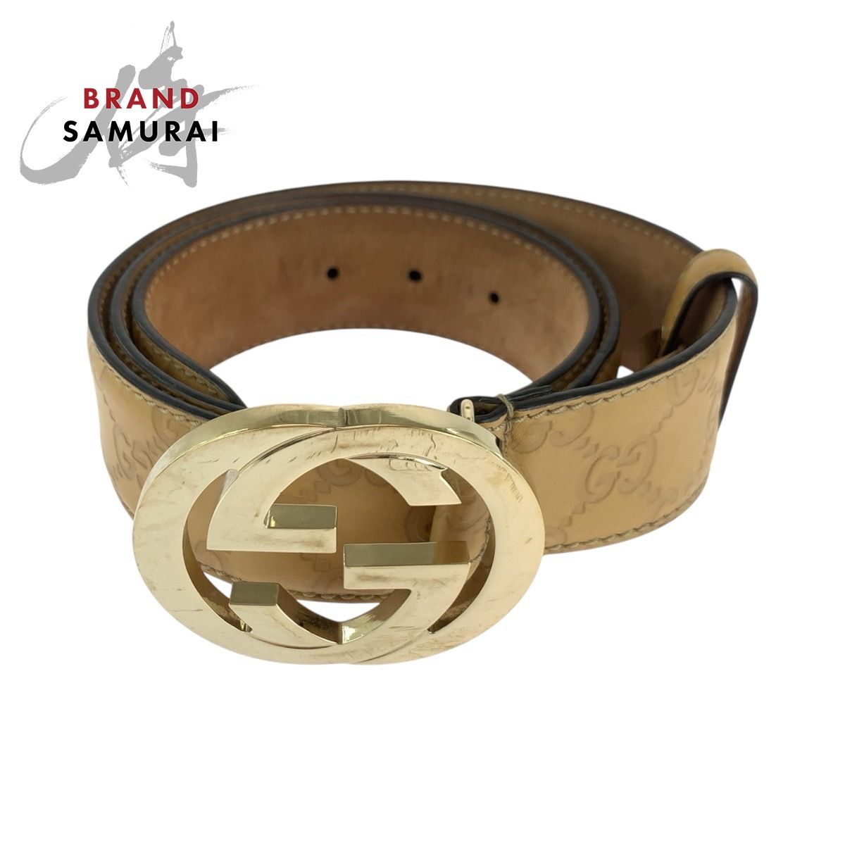 GUCCI グッチ グッチシマ インターロッキング 90cm/36インチ ライト