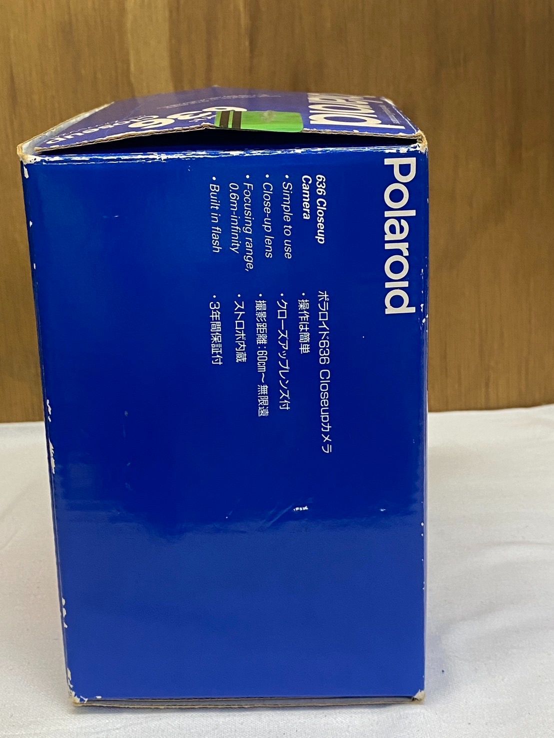 カメラ】ポラロイド636 本体＋未使用フィルムセット／箱・説明書付き