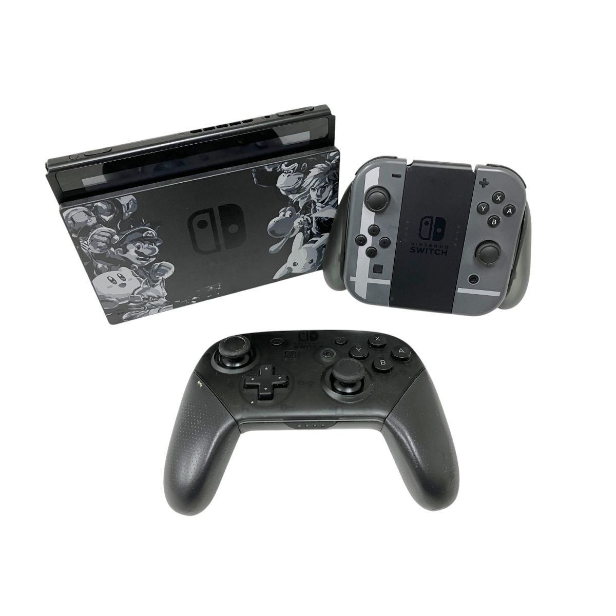 Nintendo HAC-001 switch スマブラ仕様 家庭用ゲーム機 ニンテンドー 箱なし O10019630