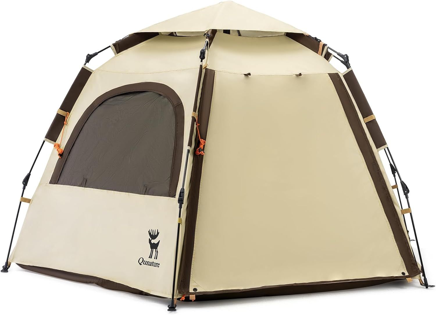 雲野カーサイドテント UPF50+ 耐水圧2000+ Qunature テント 2-4人用 ワンタッチテント キャノピーテント