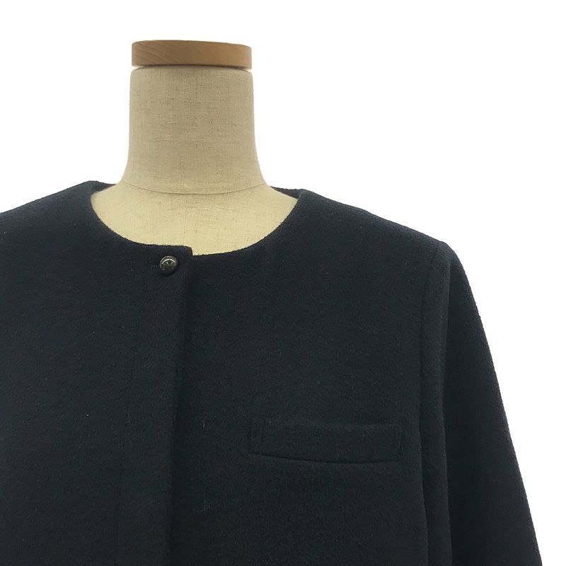 atelier naruse / アトリエナルセ | beaver wool no collar jacket
