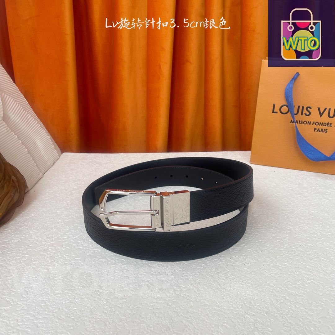 LOUIS VUITTON ルイ・ヴィトン レザーベルトフランス製 LOUIS VUITTONルイヴィトン本革レザーベルト フランス製 サイズM