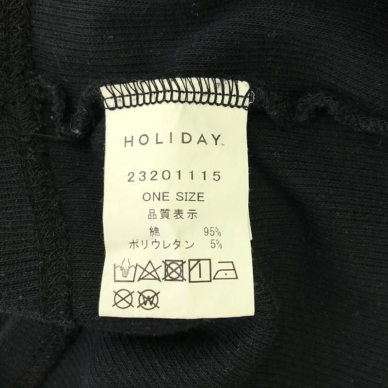 HOLIDAY / ホリデイ | 2023AW | SUPER RIB SCOOP-NECK TOPS