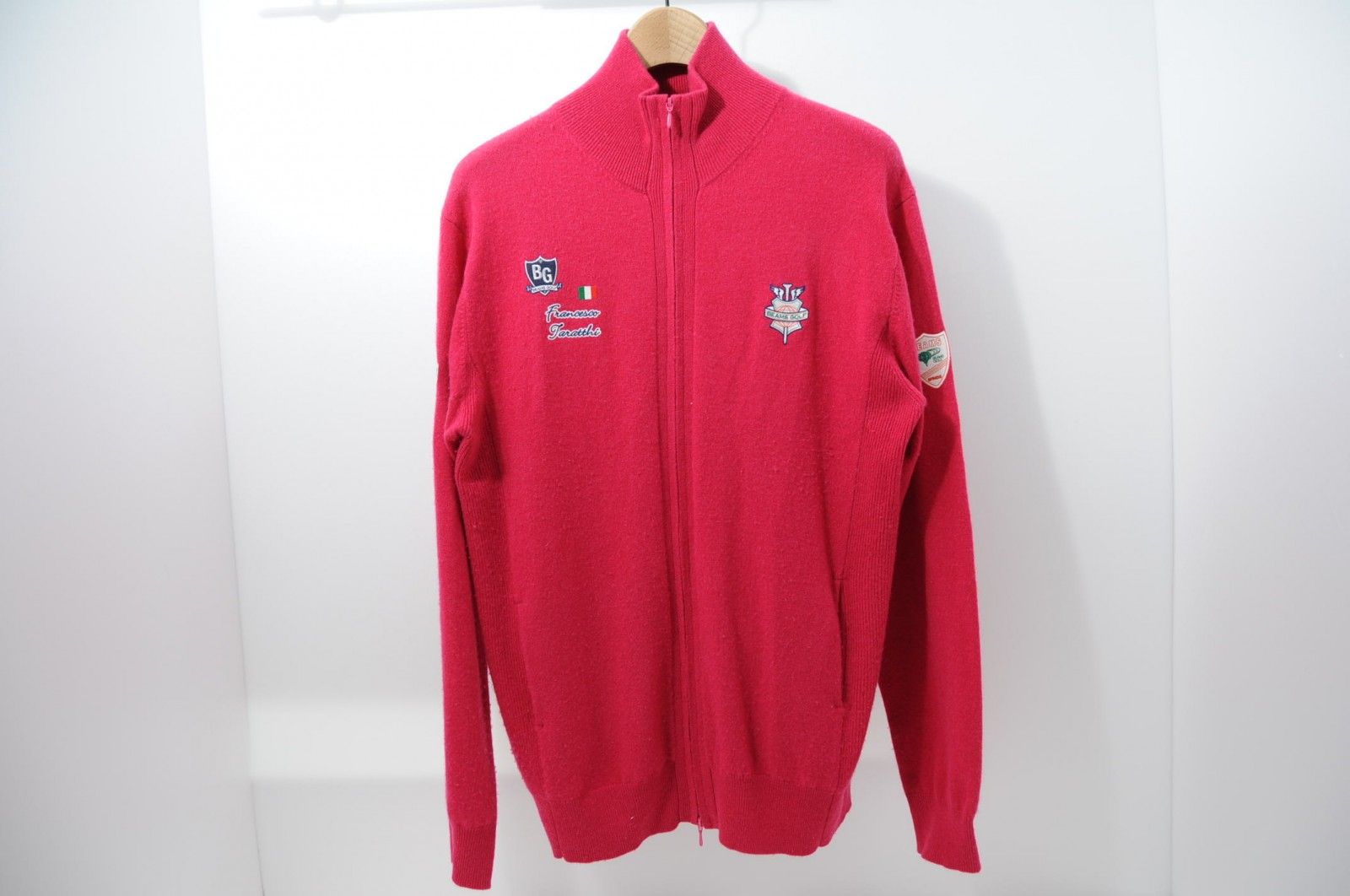 coco 中古 ビームスゴルフ BEAMSGOLF メンズ セーター XL 濃ピンク 長袖 ダブルジップ ニット レターパックプラス発送可 58662 中古 メンズ ビームスゴルフ BEAMSGOLF セーター XL 濃ピンク