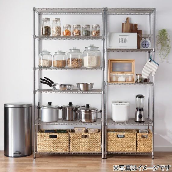 ニトリ　スチールラック　ホワイト Amazon｜ニトリ(NITORI) スチールラック STANDARD 2段 ホワイト