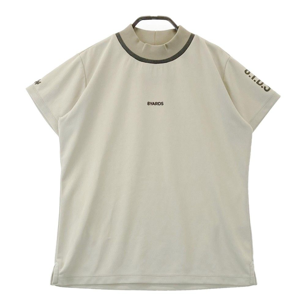 8YARDS ベージュ ハイネック Tシャツ L サイズ：M 8YARDS ハチヤーズ 2023年モデル モックネック 半袖T