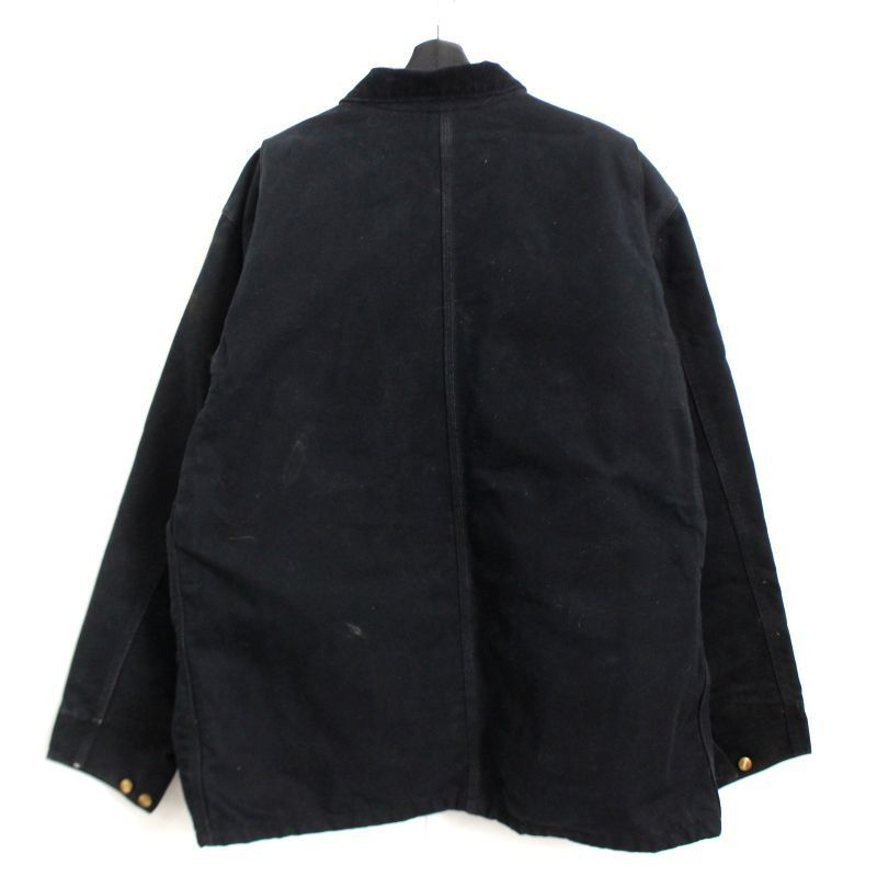 00s Carhartt 裏地ブランケット BLK ミシガンチョアコート ダック