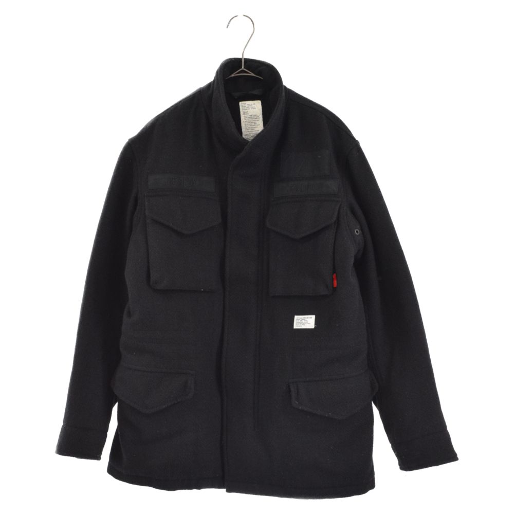 低価格 Wtaps M65 ウールブラックMサイズ程度 ジャケット・アウター