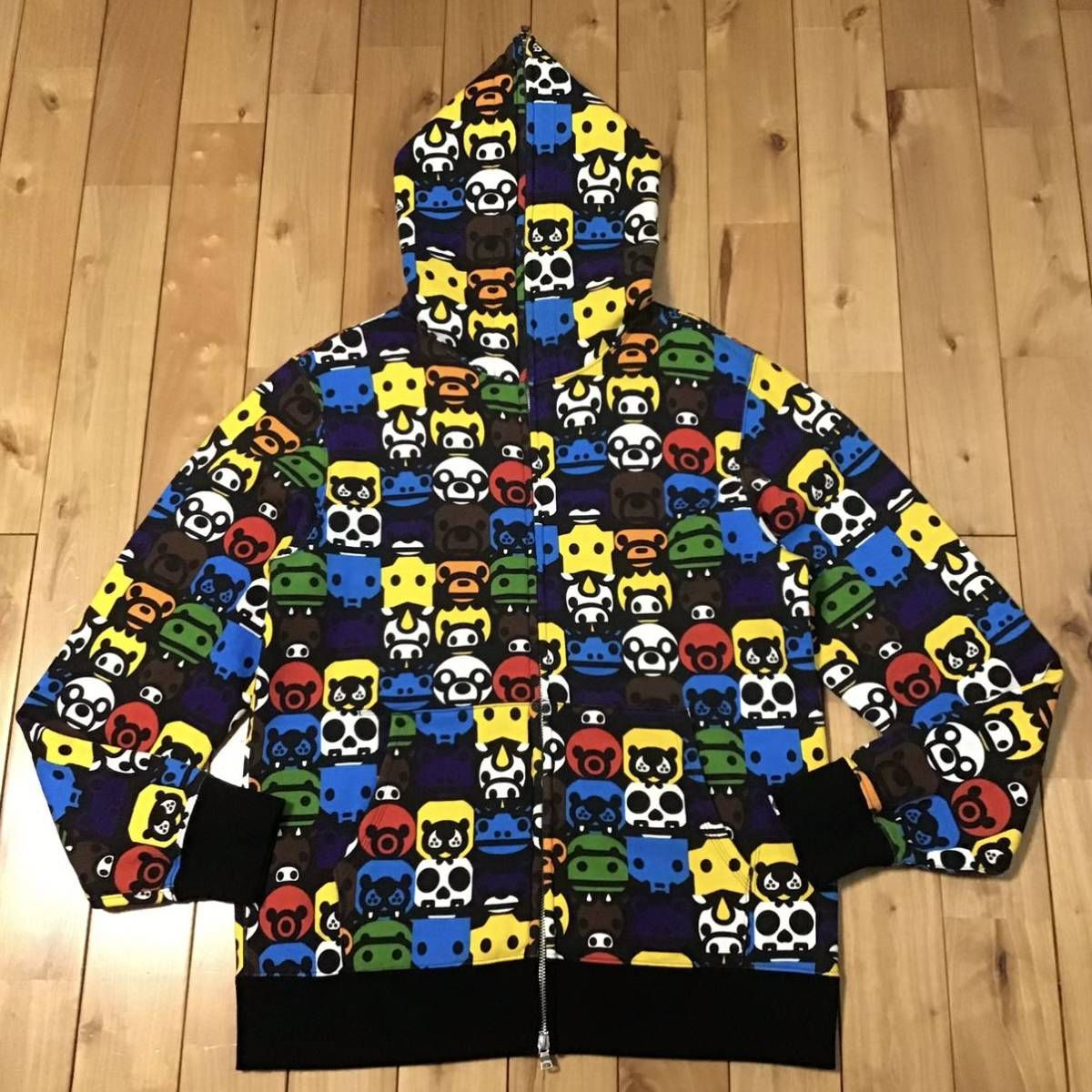 マイロ アニマル フルジップ パーカー Lサイズ a bathing ape BAPE sta 