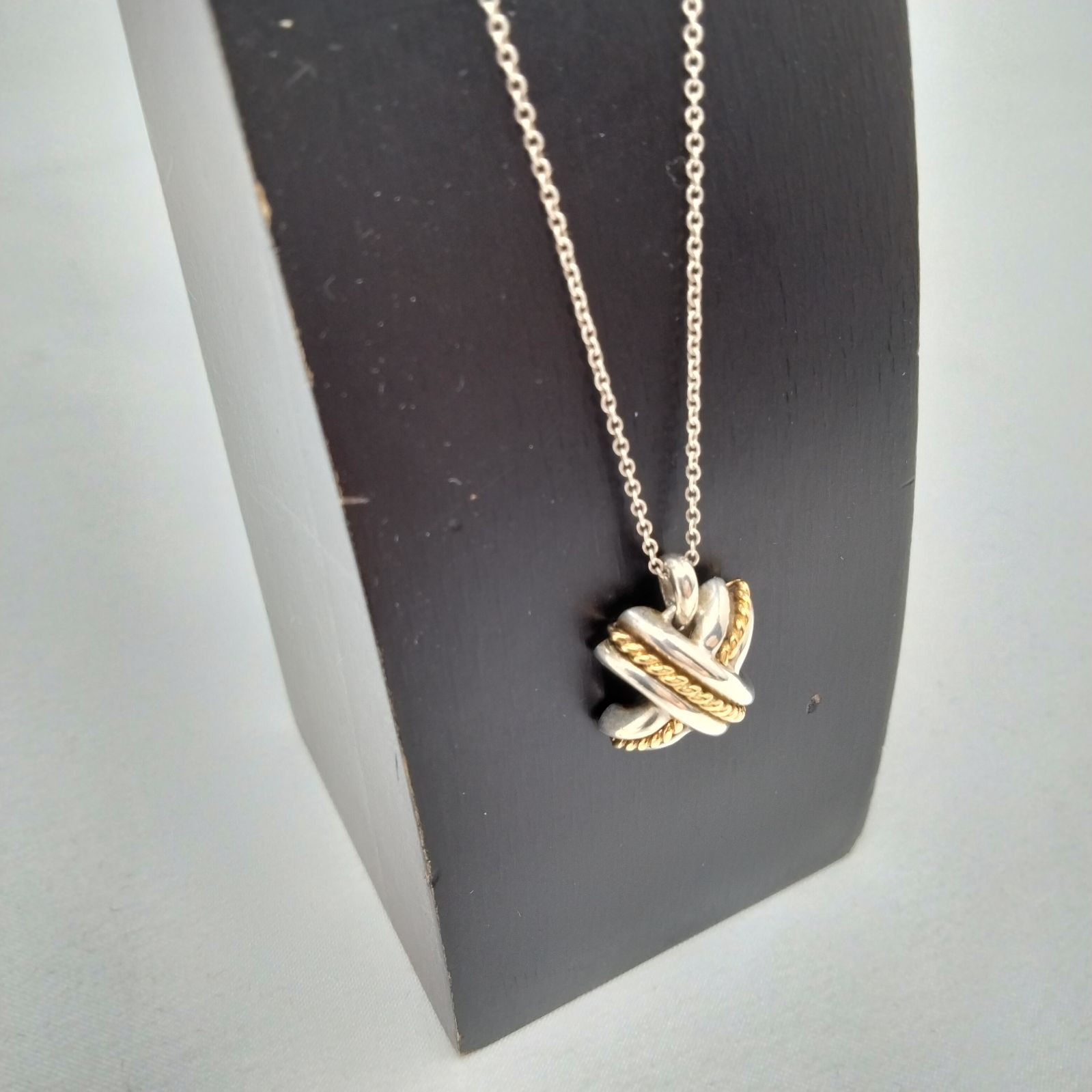 【美品】ティファニー シグネチャー クロス ネックレス SV925 正規品 TIFFANY&Co. ティファニー シグネチャークロス・ネックレス