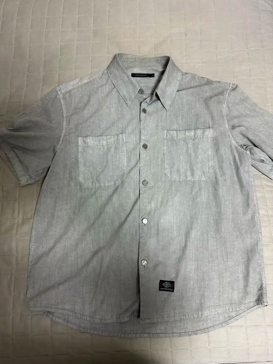 HATCHINGROOM x DICKIES ディッキーズ ミュージアム ワーク シャツ ウォッシュ グレー - 2 サイズ