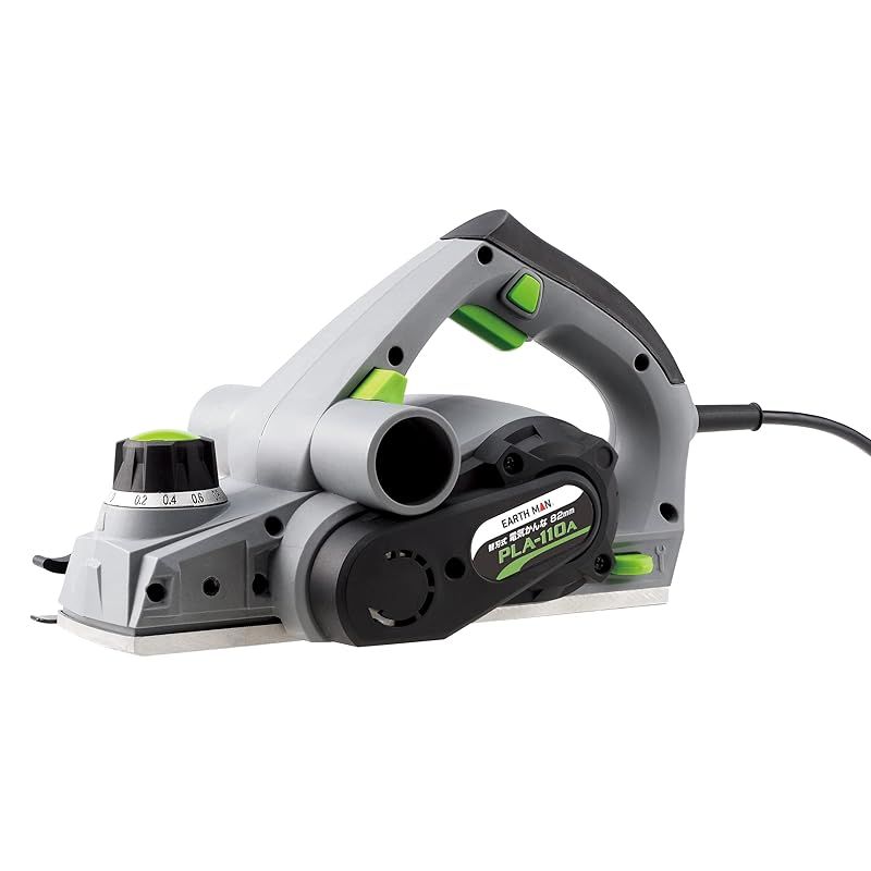 高儀(Takagi) 替刃式 電気かんな 82mm EARTH MAN PLA-110A【研磨不要の替刃式】電動カンナ 自動カンナ 電動工具 0