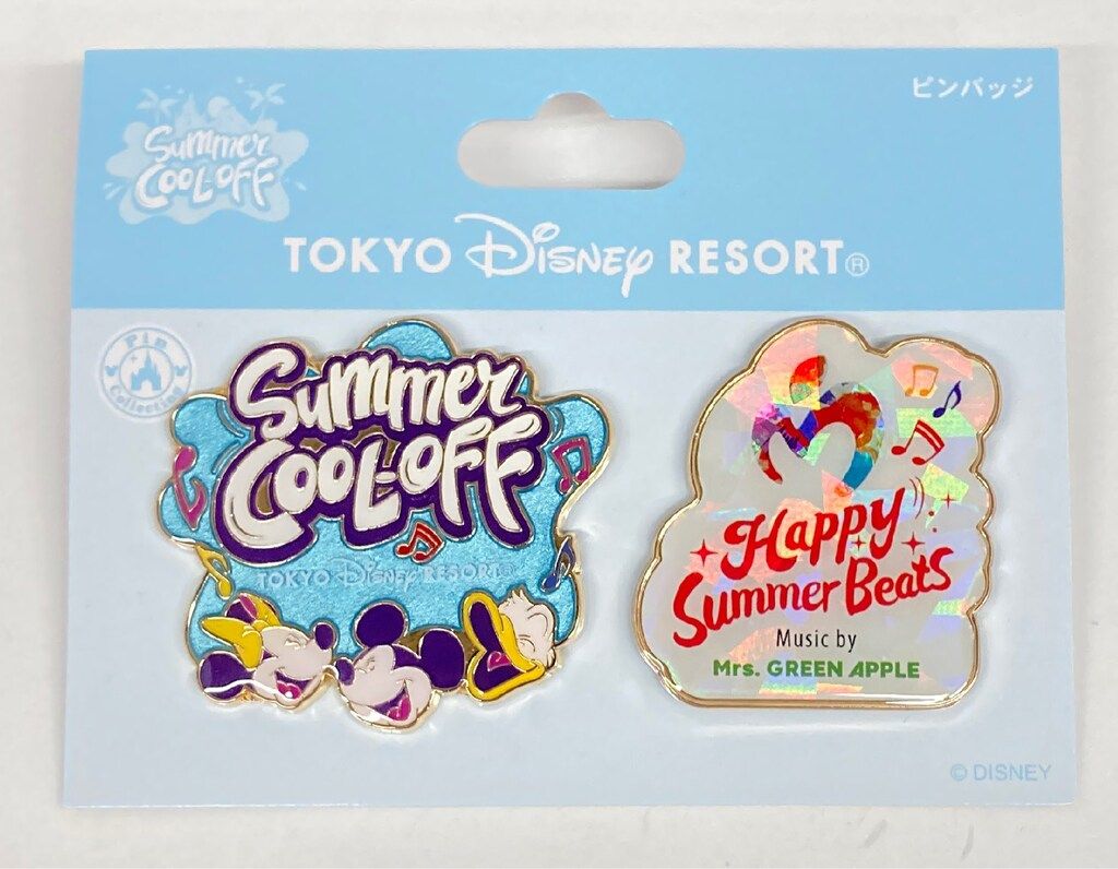 東京ディズニーリゾート ピンバッジ Mrs.GREEN APPLE Summer