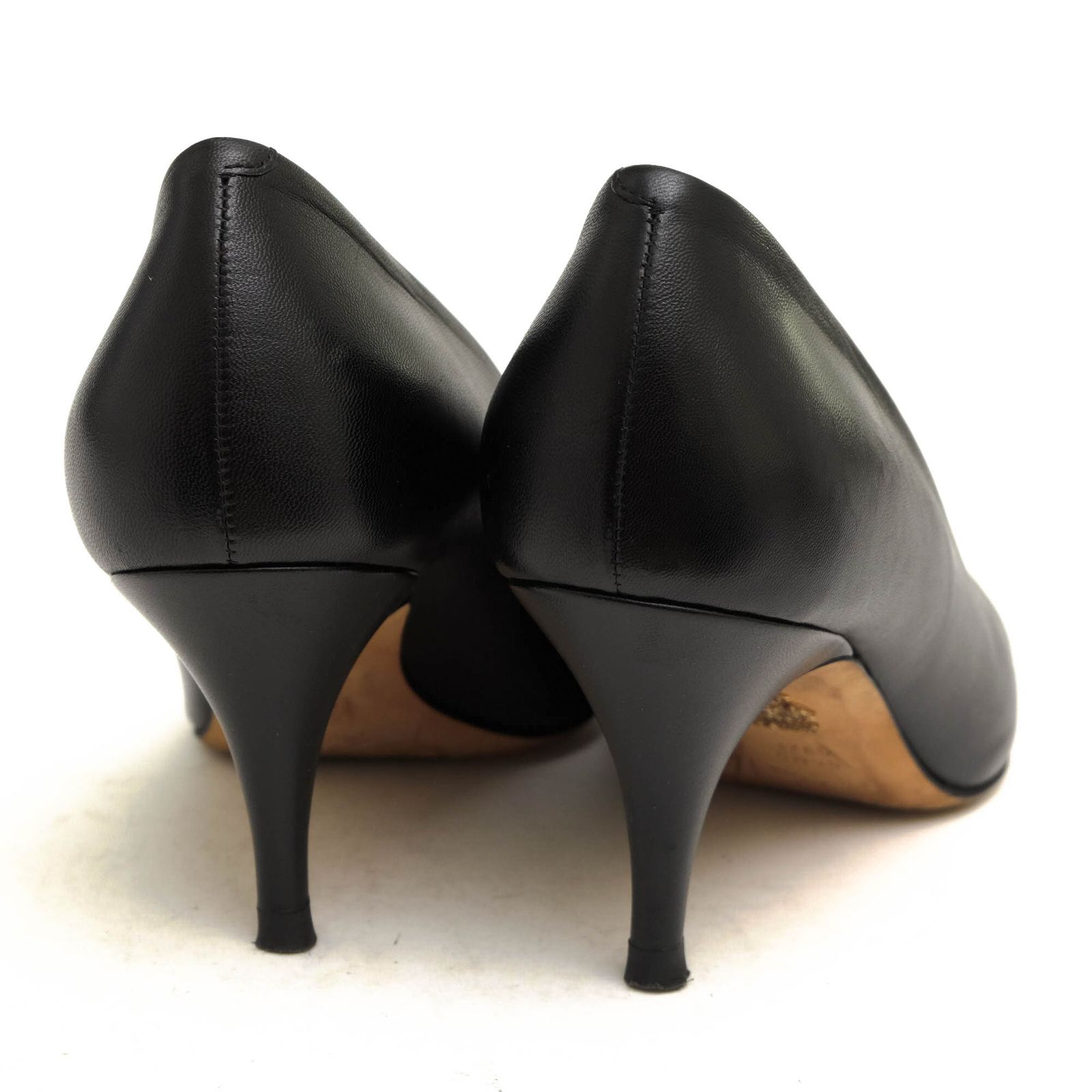 バリー／BALLY パンプス シューズ 靴 レディース 女性 女性用レザー 革 本革 ブラック 黒 DIRELLA プレーントゥ - メルカリ