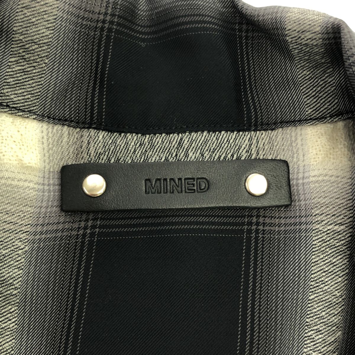 MINEDENIM マインデニム MINED Cuprawool オンブレチェックシャツ SS